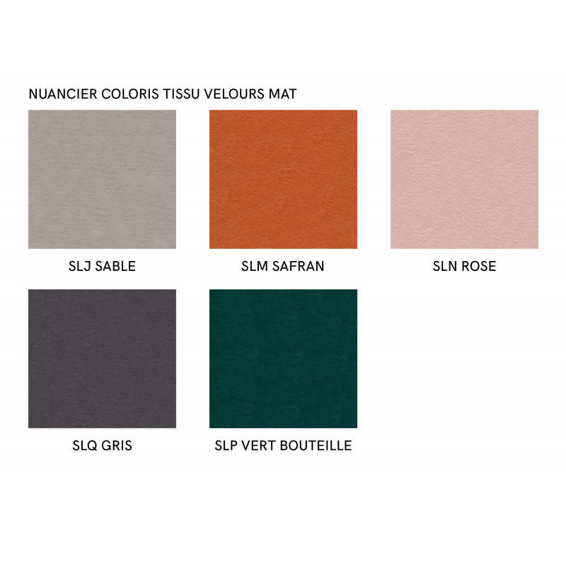 Chaise Contemporaine Ronde en Tissu et Velours TUKA - Le Chaisier