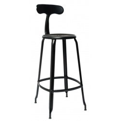 TABOURET EN MÉTAL FRANÇAIS NICOLLE INDUSTRIEL