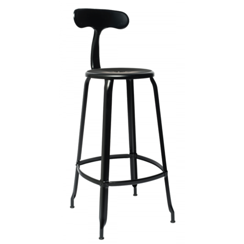 TABOURET EN MÉTAL FRANÇAIS NICOLLE INDUSTRIEL