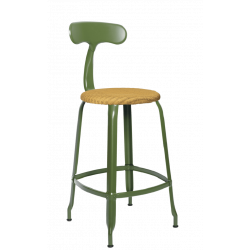 TABOURET BAS INDUSTRIEL HORTENSE 45 CM - Le Chaisier