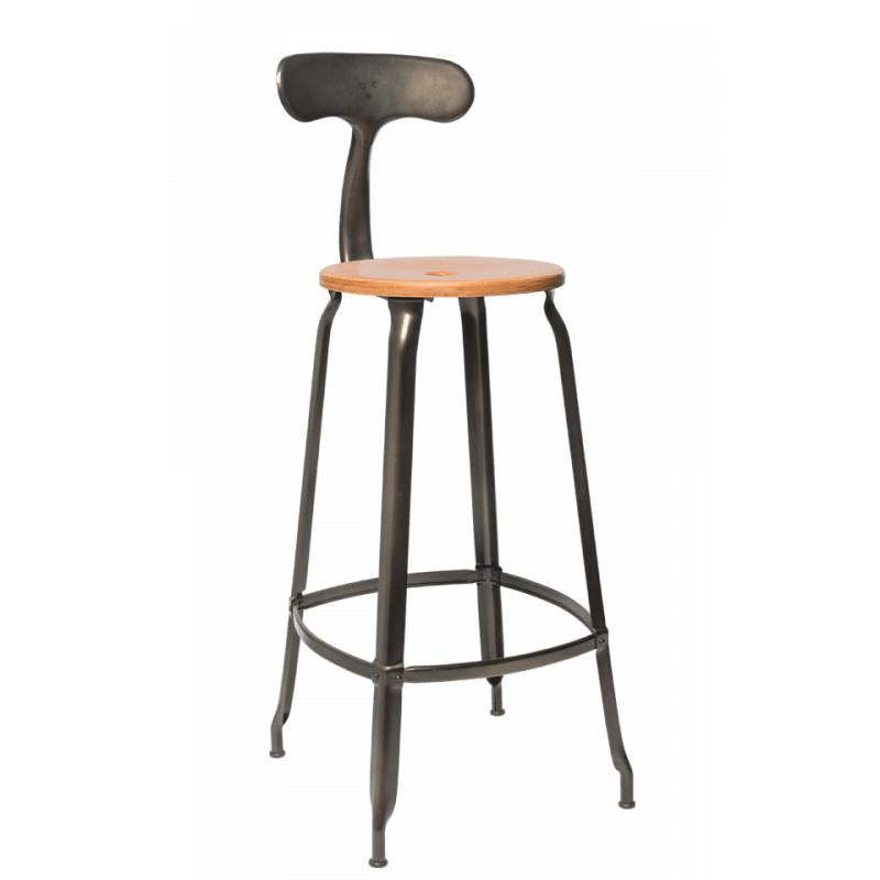 TABOURET DE BAR NICOLLE INDUSTRIEL FRANÇAIS