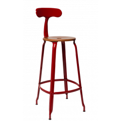 TABOURET DE BAR NICOLLE INDUSTRIEL FRANÇAIS