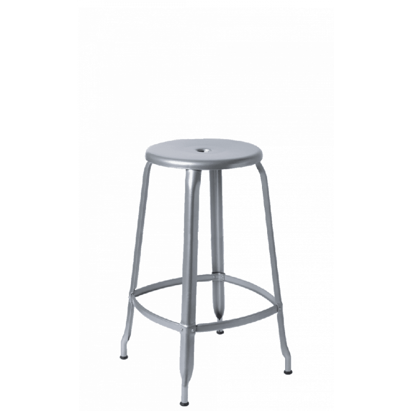 TABOURET NICOLLE SNACK EN MÉTAL INDUSTRIEL FRANÇAIS