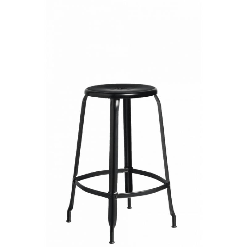 TABOURET NICOLLE SNACK EN MÉTAL INDUSTRIEL FRANÇAIS