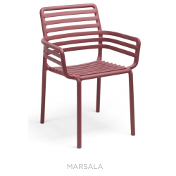 FAUTEUIL DE TERRASSE EN POLYPROPYLÈNE EMPILABLE DOGA