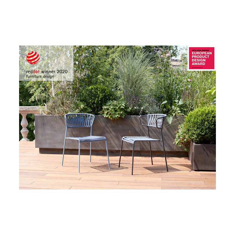 CHAISE FIL LISA CLUB AVEC ACCOUDOIRS STYLE SCOUBIDOU