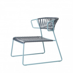 CHAISE LOUNGE LISA CLUB EN FIL STYLE SCOUBIDOU