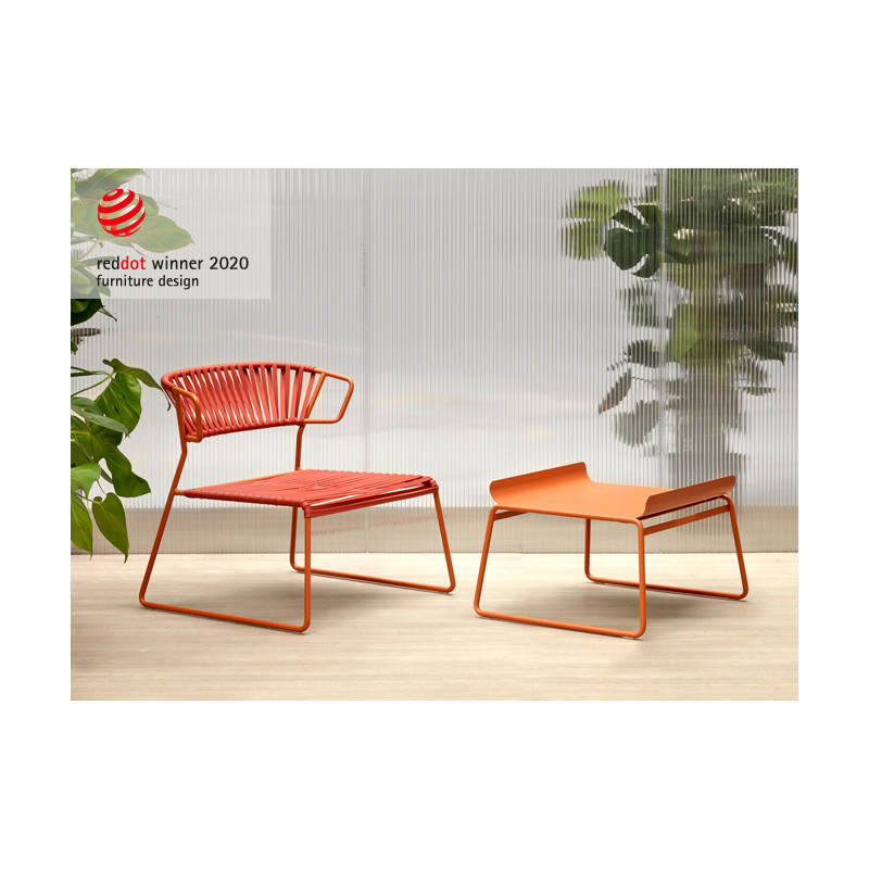 CHAISE LOUNGE LISA CLUB EN FIL STYLE SCOUBIDOU