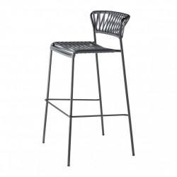 TABOURET DE TERRASSE EN FIL LISA CLUB STYLE SCOUBIDOU