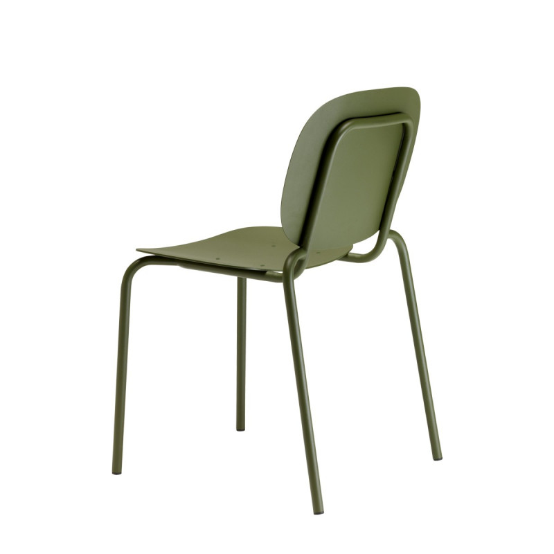 Chaise de Terrasse Empilable Contemporaine SISI - Le Chaisier