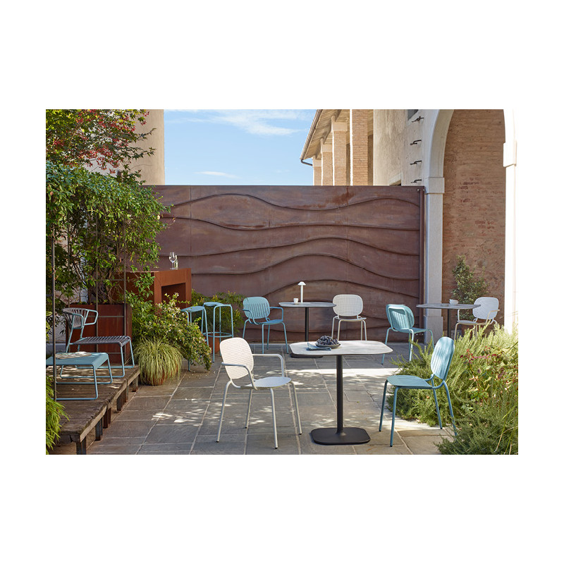 Fauteuil de Terrasse Empilable Contemporain SISI - Le Chaisier