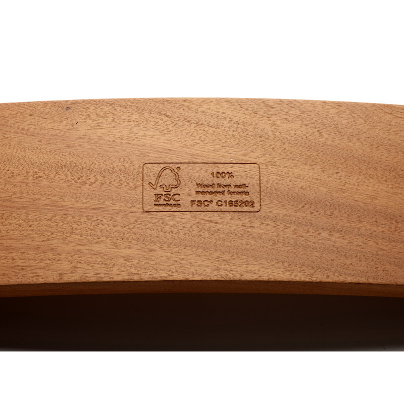 Fauteuil de Terrasse Métal et Bois Empilable SISI WOOD - Le Chaisier