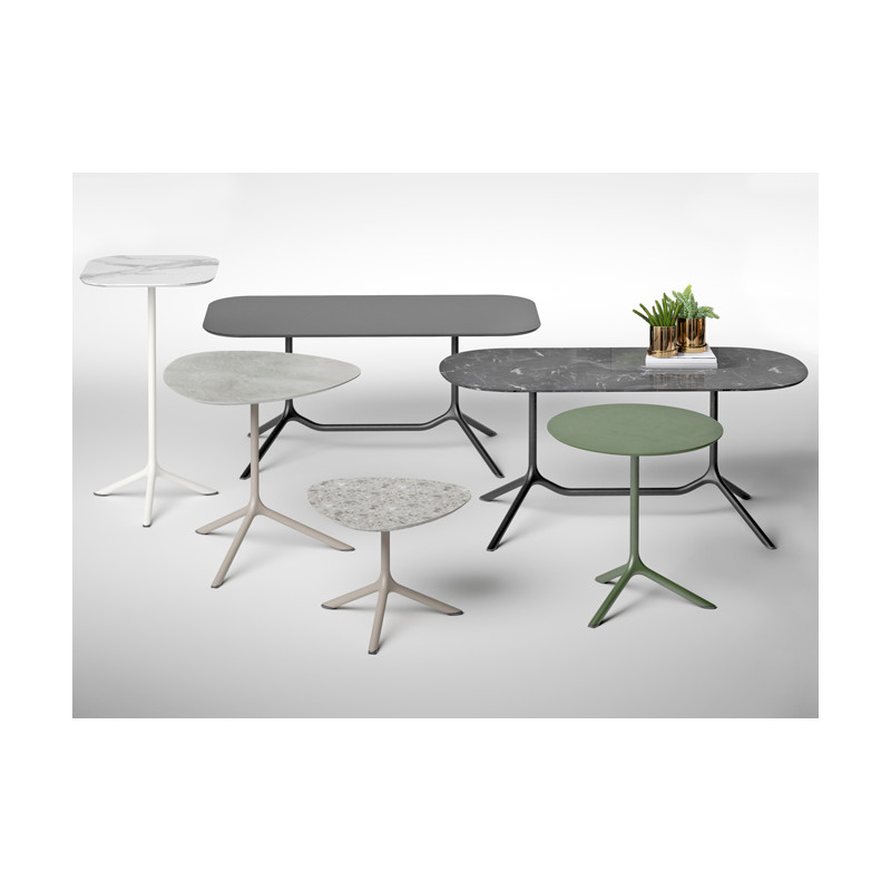 Table basse TRIPÉ Ronde Contemporaine  - Le Chaisier