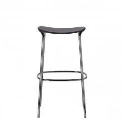 TABOURET BOIS CHROME ET DORÉ TRICK