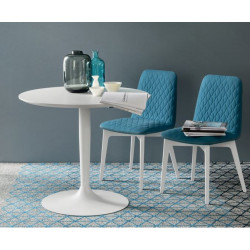 TABLE RONDE CONTEMPORAINE PIEDS TULIPE PLANET