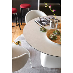 TABLE RONDE CONTEMPORAINE EXTENSIBLE HEY GIO!