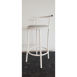 TABOURET SNACK DECO BLANC...