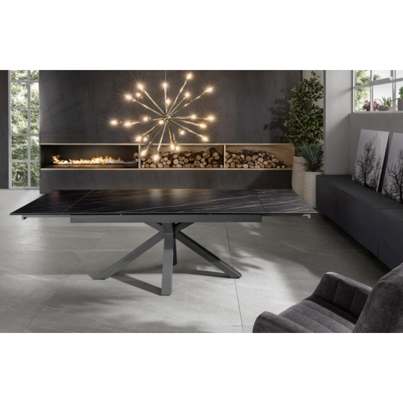 TABLE DE SALLE À MANGER EN CÉRAMIQUE EXTENSIBLE CÉRAMICA 1 - Le Chaisier