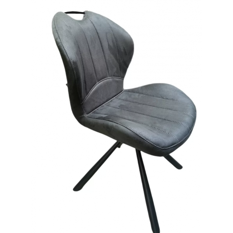 Chaise de bureau largeur 57,5 cm coloris noir, 43,5 x 46,5 cm