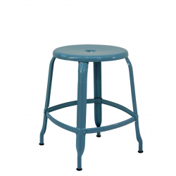 TABOURET BAS INDUSTRIEL HORTENSE 45 CM - Le Chaisier