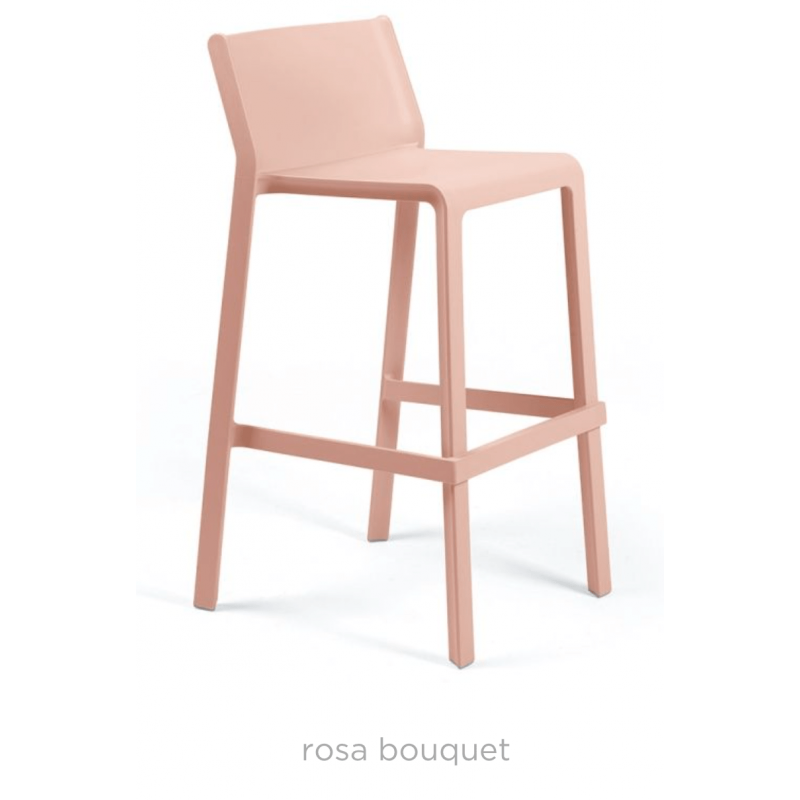 TABOURET BAR DE JARDIN EMPILABLE EN POLYPROPYLÈNE TRILL - Le Chaisier