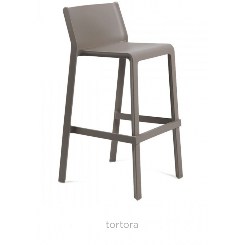 TABOURET BAR DE JARDIN EMPILABLE EN POLYPROPYLÈNE TRILL - Le Chaisier