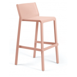 TABOURET BAR DE JARDIN EMPILABLE EN POLYPROPYLÈNE TRILL