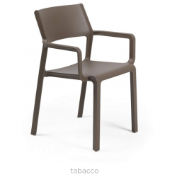 FAUTEUIL DE TERRASSE EN POLYPROPYLÈNE EMPILABLE TRILL NARDI