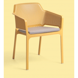 FAUTEUIL DE TERRASSE EMPILABLE EN POLYPROPYLÈNE NET