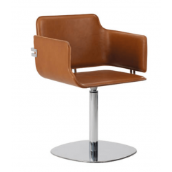 FAUTEUIL CONTEMPORAIN EN CUIR ITALIEN PIVOTANT ARKA AIRNOVA