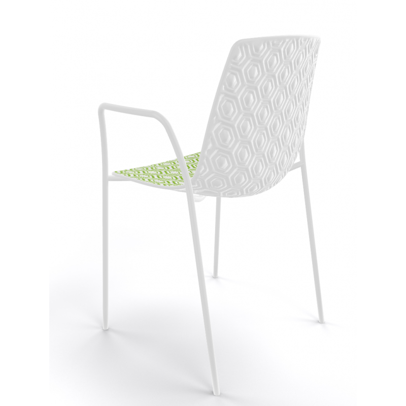 CHAISE AVEC ACCOUDOIRS EN POLYPROPYLÈNE ALHAMBRA TB
