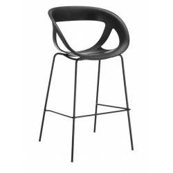 TABOURET DE BAR AVEC ACCOUDOIRS EN POLYPROPYLÈNE MOEMA 75