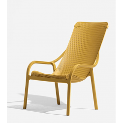 FAUTEUIL DE TERRASSE ITALIEN EMPILABLE NET LOUNGE NARDI