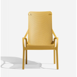 FAUTEUIL DE TERRASSE ITALIEN EMPILABLE NET LOUNGE NARDI