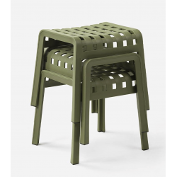 TABOURET BAS REPOSE-PIEDS EN POLYPROPYLÈNE POGGIO NARDI