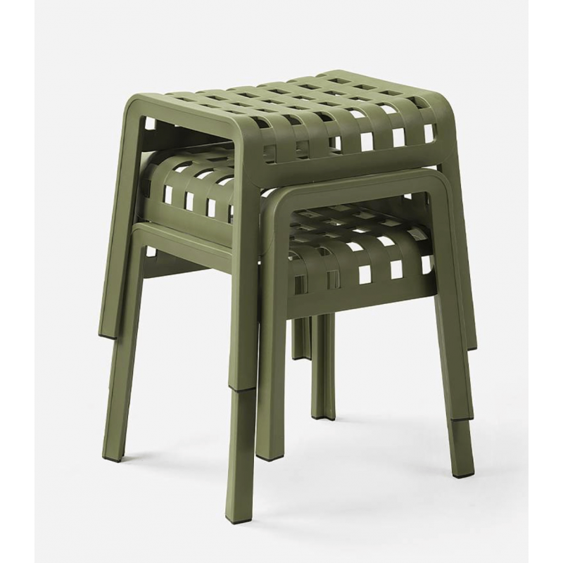 TABOURET BAS REPOSE-PIEDS EN POLYPROPYLÈNE POGGIO NARDI