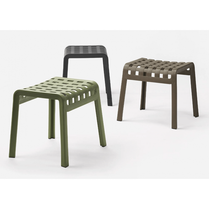 TABOURET BAS REPOSE-PIEDS EN POLYPROPYLÈNE POGGIO NARDI