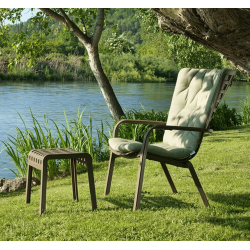 FAUTEUIL DE RELAXATION D'EXTÉRIEUR EN POLYPROPYLÈNE FOLIO ITALIEN