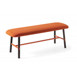 BANC ITALIEN COLORÉ DE SALLE À MANGER CONTEMPORAIN EN BOIS ET TISSU CONNUBIA