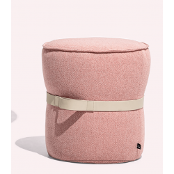 PETIT POUF DÉCO CONTEMPORAIN EN TISSU POF