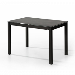TABLE CERAMIQUE AVEC RALLONGE CELESTE HT 90 CM PROMO