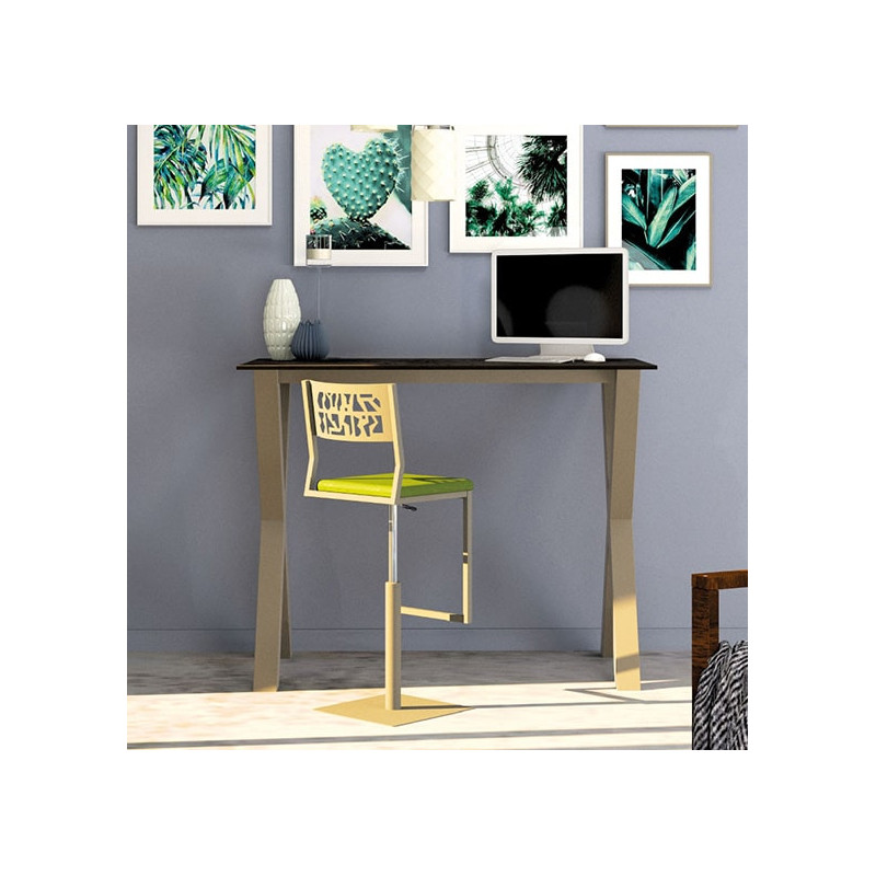 TABOURET CONTEMPORAIN PIVOTANT ET RÉGLABLE LUCA