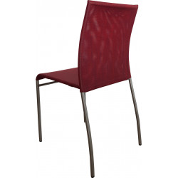 CHAISE EN TOILE CONTEMPOARINE JENNY BORDEAUX