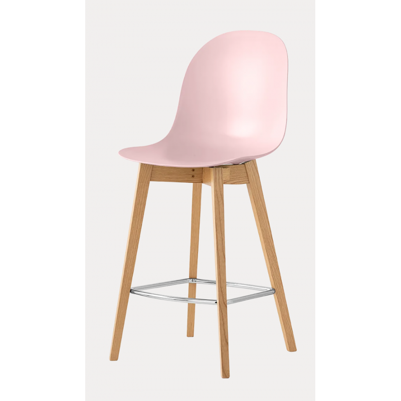 TABOURET CONTEMPORAIN SCANDINAVE ACADEMY EN BOIS ET POLYPROPYLÈNE