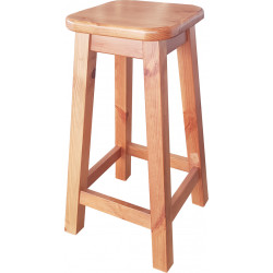 TABOURET EN BOIS QUADRO HT 65 CM PROMOTION