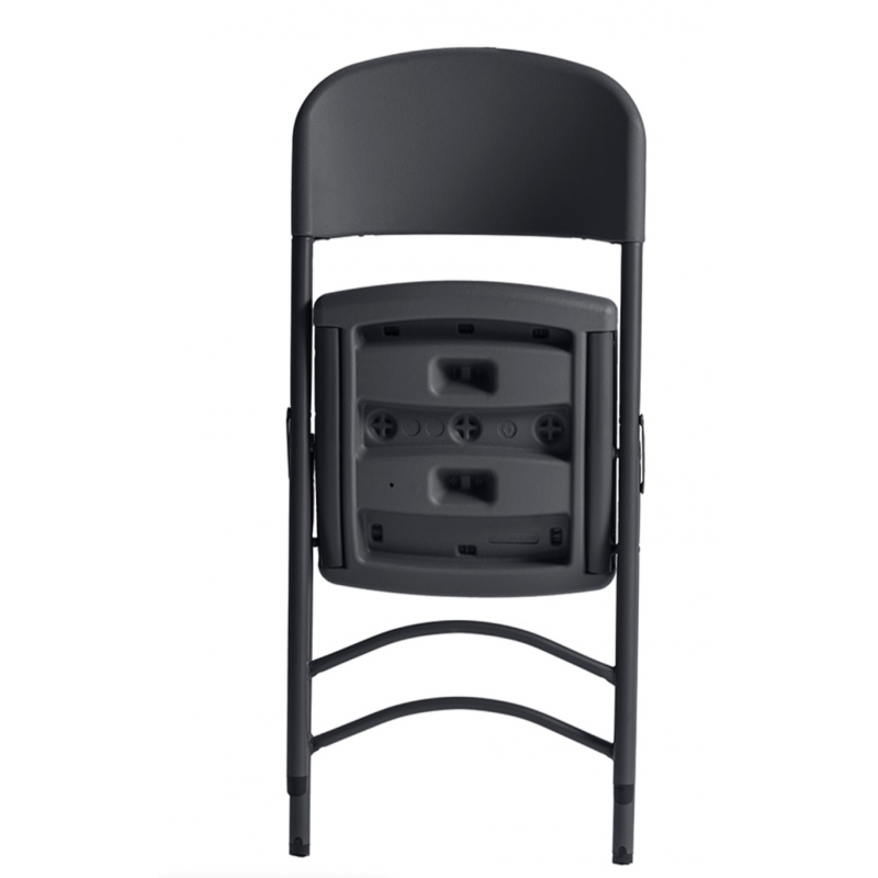 CHAISE PROFESSIONNELLE GRISE ÉVENEMENTIELLE PLIANTE NORMAN