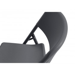 CHAISE PROFESSIONNELLE GRISE ÉVENEMENTIELLE PLIANTE NORMAN