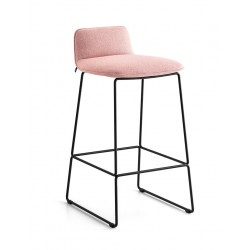 TABOURET SNACK DOSSIER BAS RILEY SOFT EN TISSU