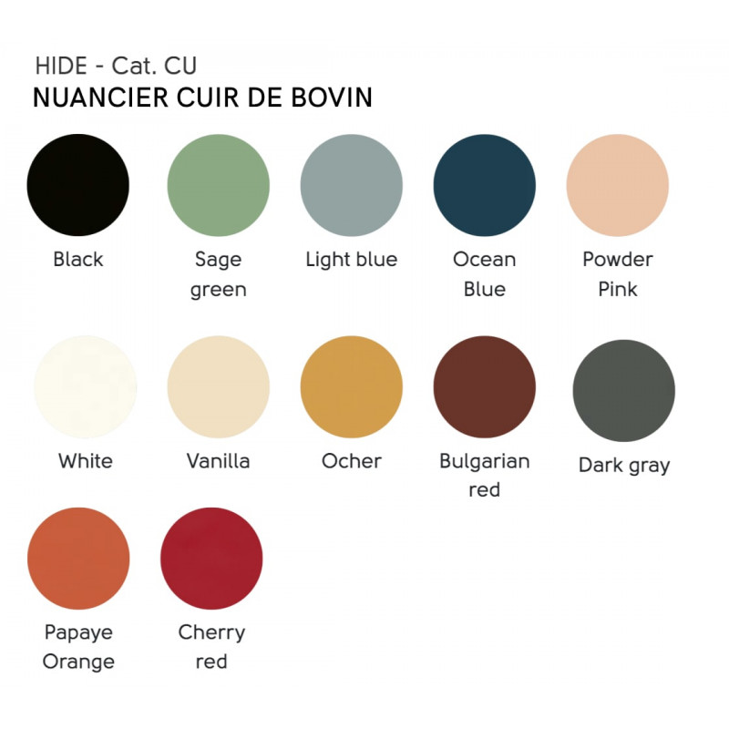 CHAISE HAUTE CONTEMPORAINE EN CUIR DESIGN APELLE - Le Chaisier