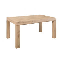 TABLE RUSTIQUE EN CHÊNE EXTENSIBLE NATUR